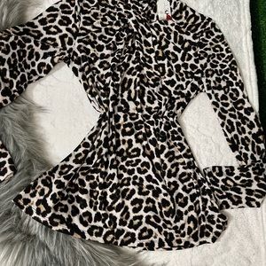 BLOUSE ANIMAL PRINT 🏷WORTHINGTON SMALL .